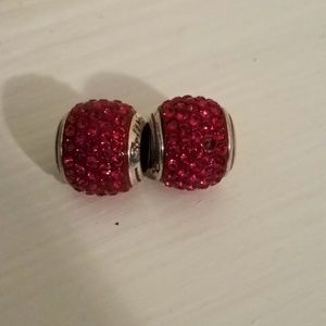 Brighton Hot pink charms